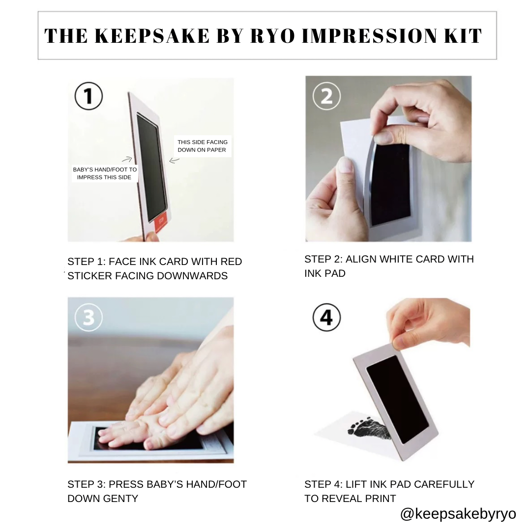 9K GOLD IMPRESSION: PRINT PENDANT (10mm/12mm/14mm)