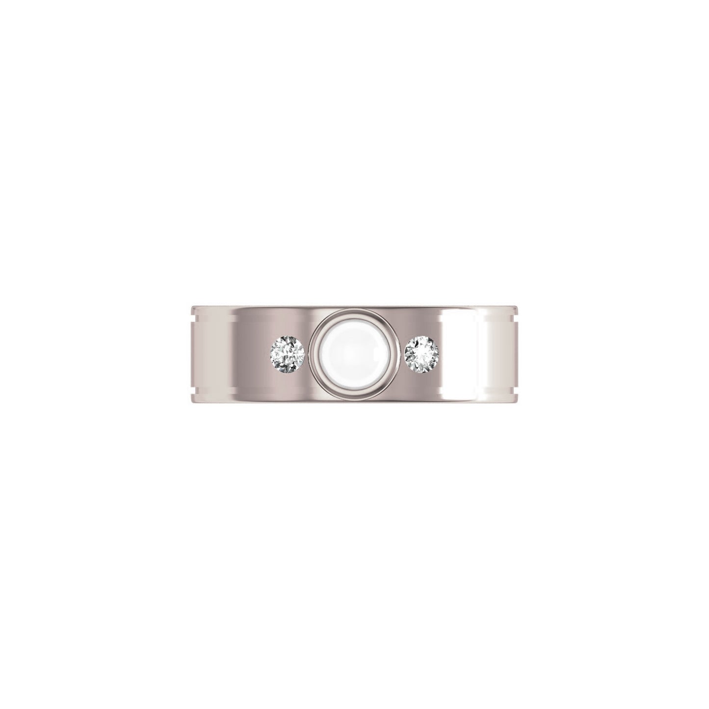 HEIRLOOM "DADDY AND ME" RING SOLID GOLD WITH DIAMONDS