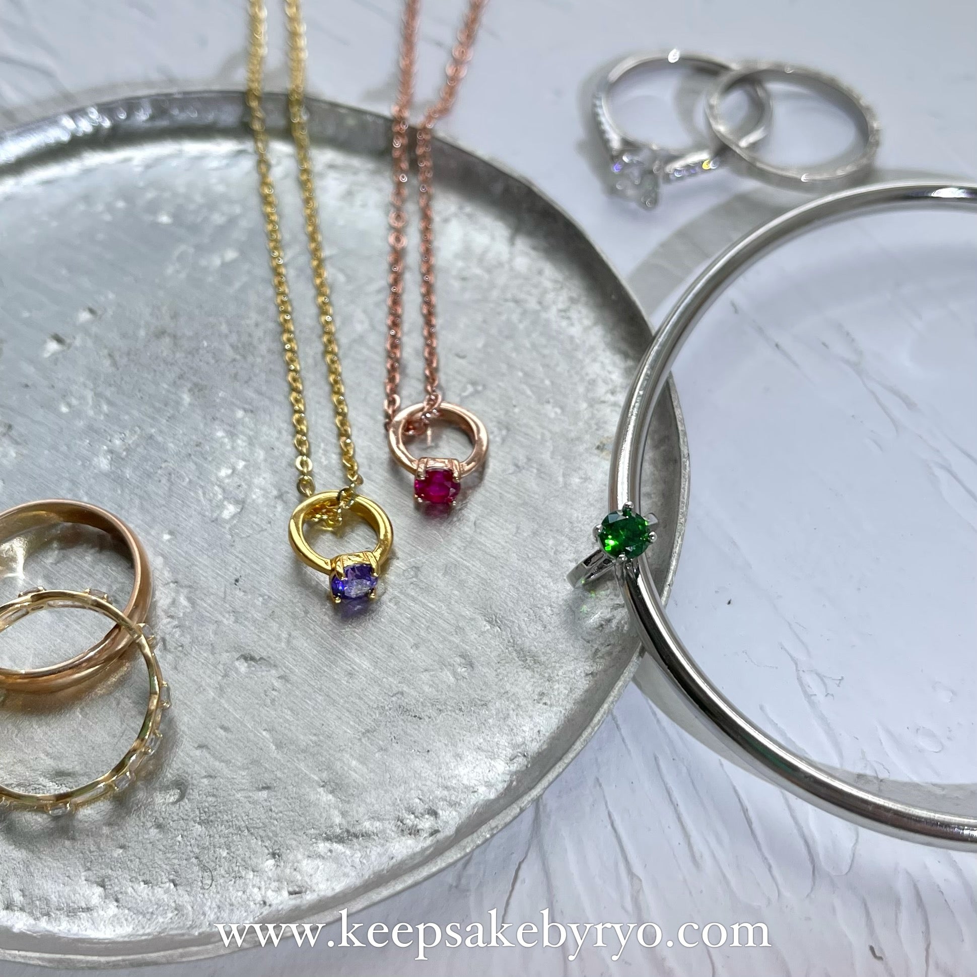 KEEPLETS COLLECTION: BABY MILESTONE MINI RING (CHARM OR PENDANT)