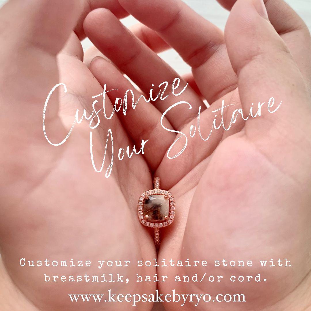 SOLITAIRE: SPARKLE RING WITH HEART SHAPED SOLITAIRE