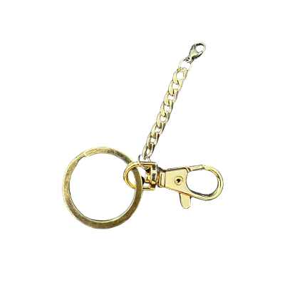 Gold Stainlesss Steel Keychain