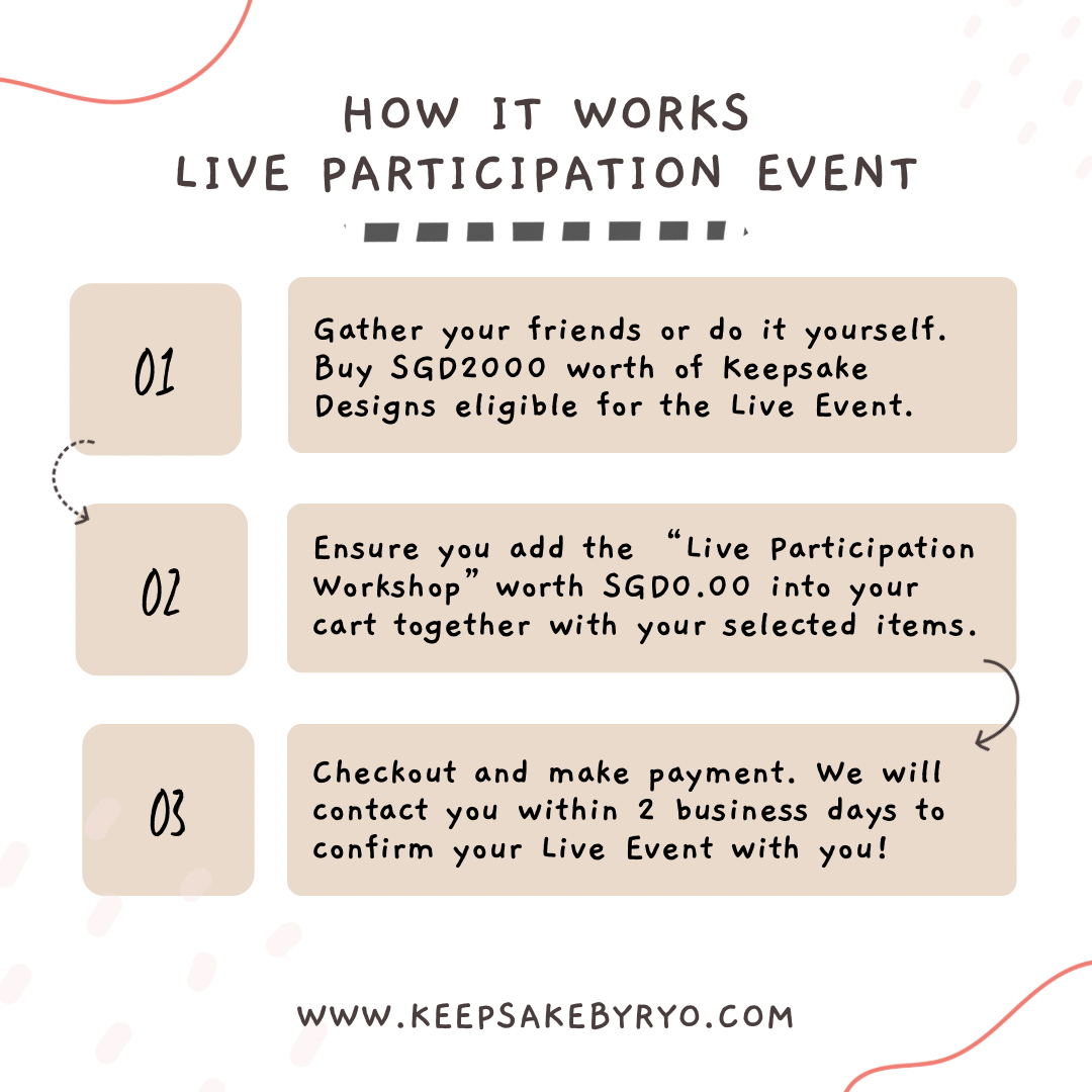 LIVE PARTICIPATION EVENT ASHES JEWELLERY
