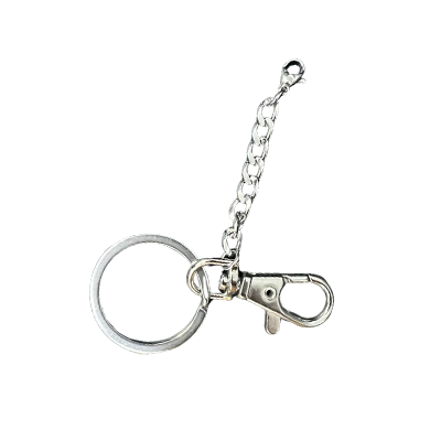 Silver Stainlesss Steel Keychain