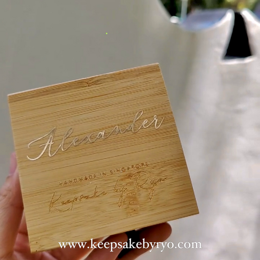 BAMBOO BOX NAME PRINTING