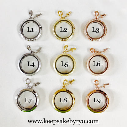 FAMILY OF CHRIST GLASS LOCKET