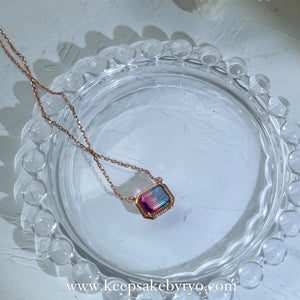 KEEPLETS COLLECTION: MERMAID TOURMALINE NECKLACE