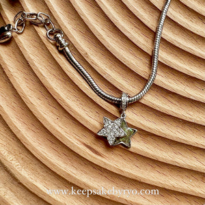 ASHES DANGLING STAR CHARM