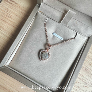 ASHES 925 SOLITAIRE: GEMMA PENDANT NECKLACE