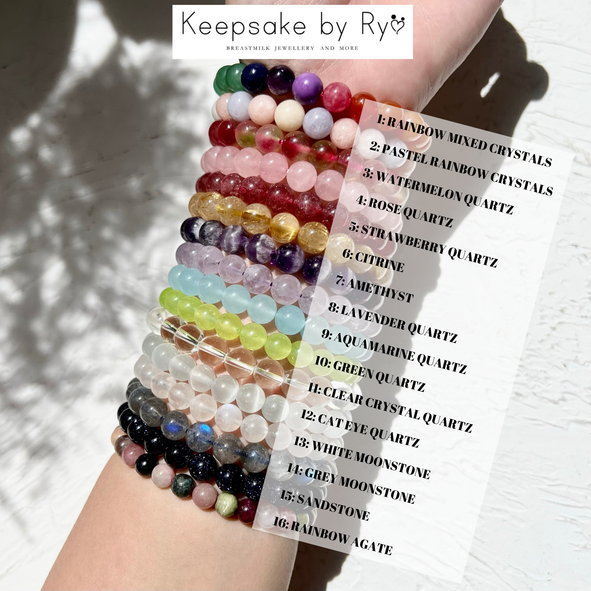 Crystal best sale bracelets cheap