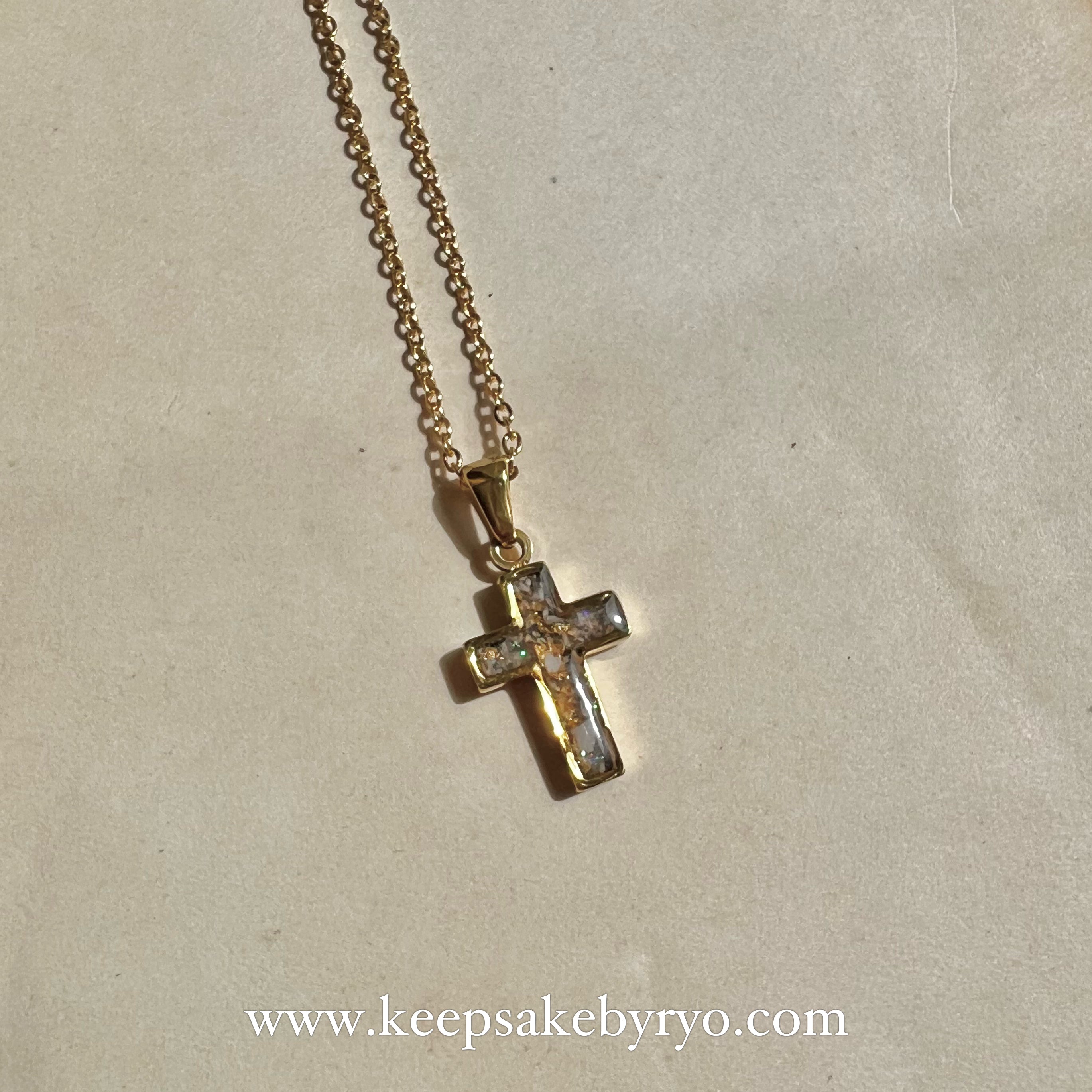 Cross pendant for deals ashes