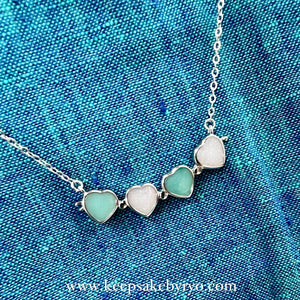 TWO-WAY CLOVER HEARTS NECKLACE