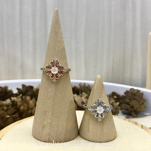 SOLITAIRE: SERENOH PERANAKAN RING WITH BREASTMILK STONE