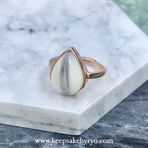 Chunky Teardrop Ring