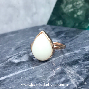 Chunky Teardrop Ring