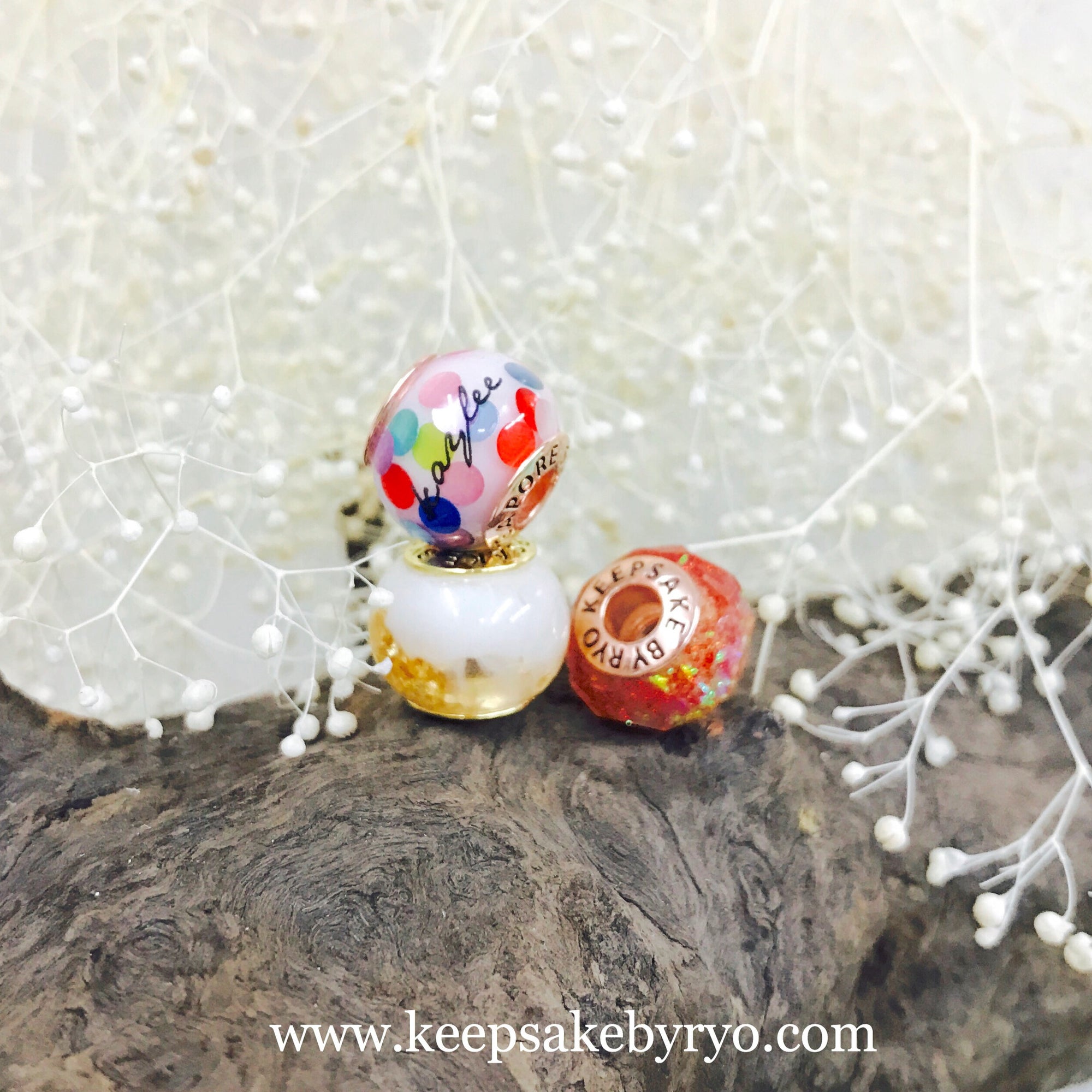 RAINBOW CONFETTI EUROPEAN CHARM