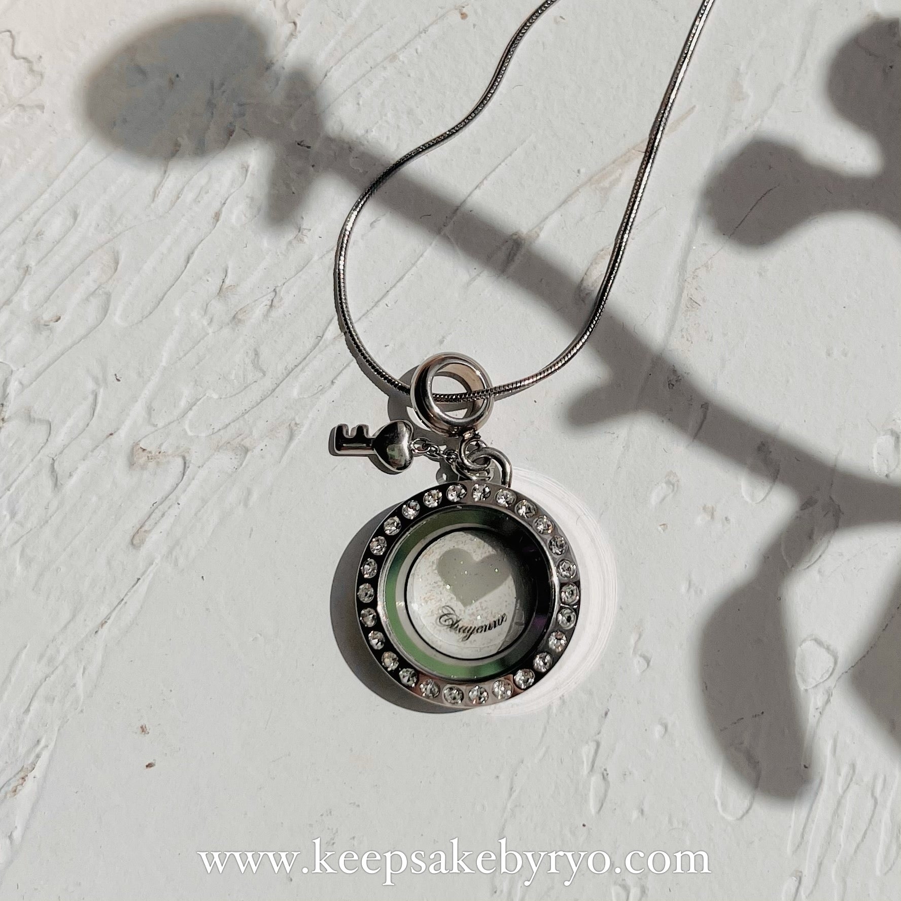 Petite locket charm deals