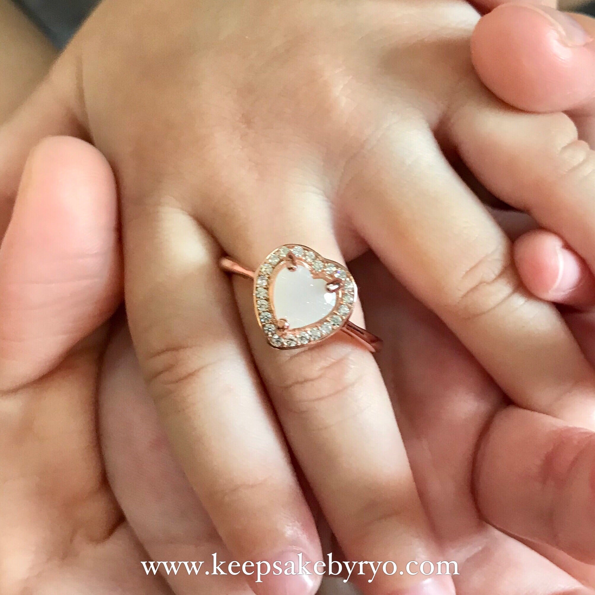 Pandora pave discount heart ring
